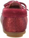 Minnetonka Glitter Moc,Red,12 M US Little Kid