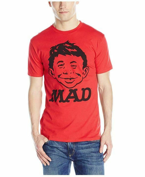 Goodie Two Sleeves MAD Men's T-Shirt, Red, Large