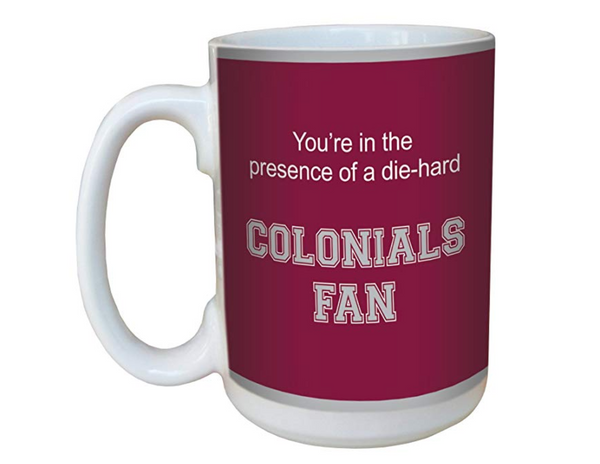 Tree-Free Greetings Colonials College Football Ceramic Mug 15 Oz