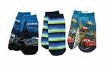 Disney Boys' Little Cars 3 Pack Socks Bundle, Assorted, 6-8.5