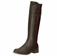 Luichiny Women's Express Lane Boot, Brown/Wine, 9 M US