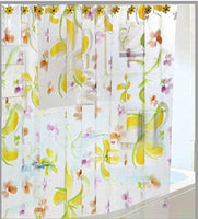 13 Pcs Set Garden Home Shower Curtain with Hooks No More Mildew 72" X 72" 01