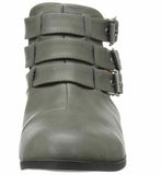 Qupid Women's Static-17 Boot, Grey, 6.5 M US
