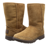 UGG Women's Michaela Chestnut Brown Suede Boot, 10 B (M) - New In Box