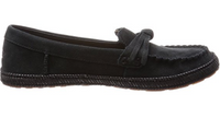 UGG Women's Amila Moccasin Suede Slippers Shoes, Black, 5 B(M) US - New In Box