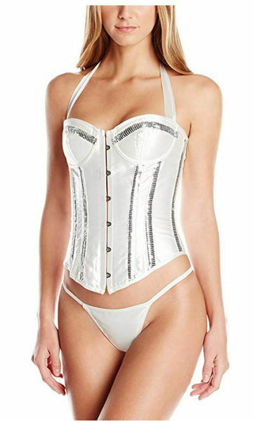 Daisy Corsets Women's Showgirl Burlesque Corset, Beige, Medium