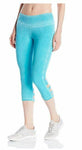 Pink Lotus Women's Washed Up Painted Banded Calf Performance Capri, Peacock, S