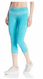 Pink Lotus Women's Washed Up Painted Banded Calf Performance Capri, Peacock, S