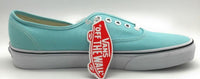 Vans Authentic Canvas Skate Shoes, Light Blue True White, Mens 10 Womens 11.5