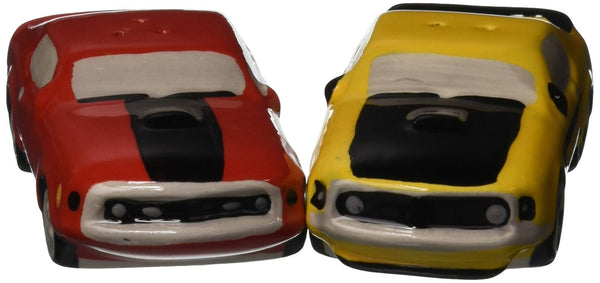 Westland Giftware Magnetic Ceramic Salt and Pepper Shaker Set, Mach1 and Boss...