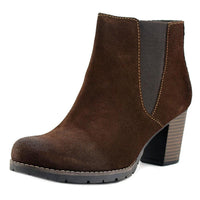 Clarks Pause Camelia Womens Ankle Boot, Brown, 10 B(M) US