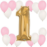 Big Dot of Happiness Fun to be One - Girl 1st Birthday - Balloon Kit