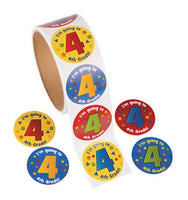 I’m Going to 4th Grade Sticker Rolls, 100 count