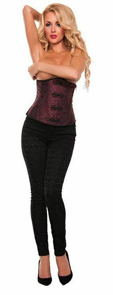 Starline Women's Underbust Corset, Red, Large