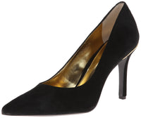 Lauren Ralph Lauren Women's Sarina Dress Pump, Black Suede, 8.5 B US