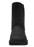 UGG Australia Womens Classic Short Leather BLACK Boot, 10 D(M) US