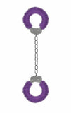 Ouch! Beginner's Legcuffs Furry, Purple