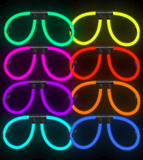 Fun Central P82 Glow in the Dark Eye Glasses - Green -