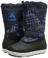 Kamik Skiland2 Boot (Toddler/Little Kid/Big Kid),Navy Plaid,6 M US Big Kid