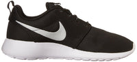 Nike Womens Roshe One Running Shoe Black/Metallic Platinum/White (9)