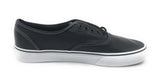 Vans Authentic Leather Skate Shoe Black Outer Plaid Lining 9 Men US / 10.5 Women