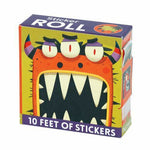 Mudpuppy Monster Mania Sticker Roll, 10 Feet